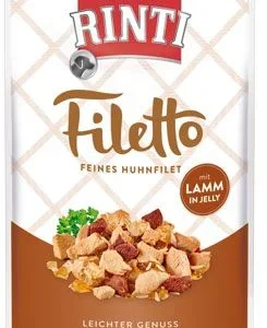 Rinti Dog Filetto kapsa kuře+jehně v želé 100g