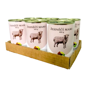 Bohemia Pet Food SIX PACK BOHEMIA Jehněčí maso ve vlastní šťávě 400 g