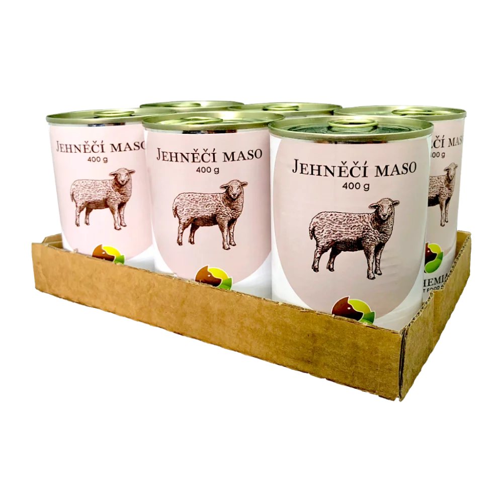 Bohemia Pet Food SIX PACK BOHEMIA Jehněčí maso ve vlastní šťávě 400 g Bohemia Pet Food SIX PACK BOHEMIA Jehněčí maso ve vlastní šťávě 400 g
