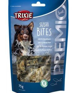 Trixie Premio SUSHI BITES rybí kostky pro psy 75g TR