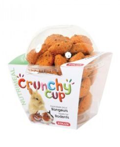 Pochoutka CRUNCHYCUP mrkev/len pro hlod 200gZolux
