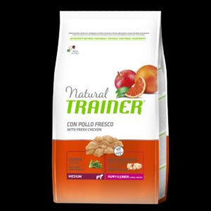 TRAINER Natural Med.Puppy&Junior čerstvé kuře 12kg