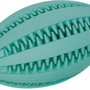 Nobby Dental hračka pro psy gumový míč ragby s mátou 11x6cm