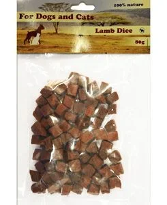 Pochoutka Jehněčí maso kostičky 80g