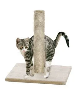 Škrábadlo sloupek Bella 29x29x39cm béžové KAR