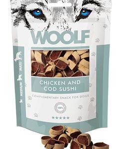 WOOLF pochoutka chicken and cod sushi 100g