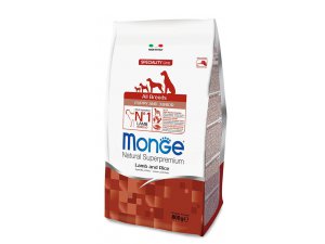 MONGE Dog Puppy & Junior Jehně, rýže 30/18 2,5kg