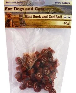 Pochoutka Mini rolka kachna s treskou 80g