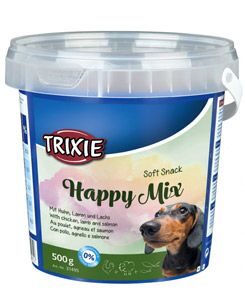Trixie Soft Snack Happy MIX kuře,jehněčí,losos 500g TR