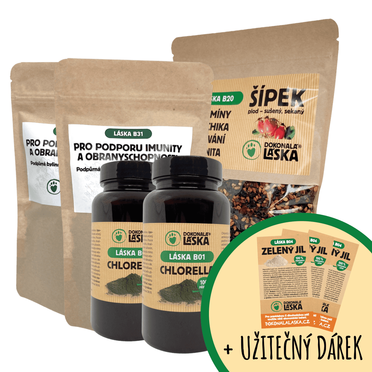 Dokonalá Láska DETOXIKACE, REGENERACE, IMUNITA / Zvýhodněný set L Dokonalá Láska DETOXIKACE, REGENERACE, IMUNITA / Zvýhodněný set L