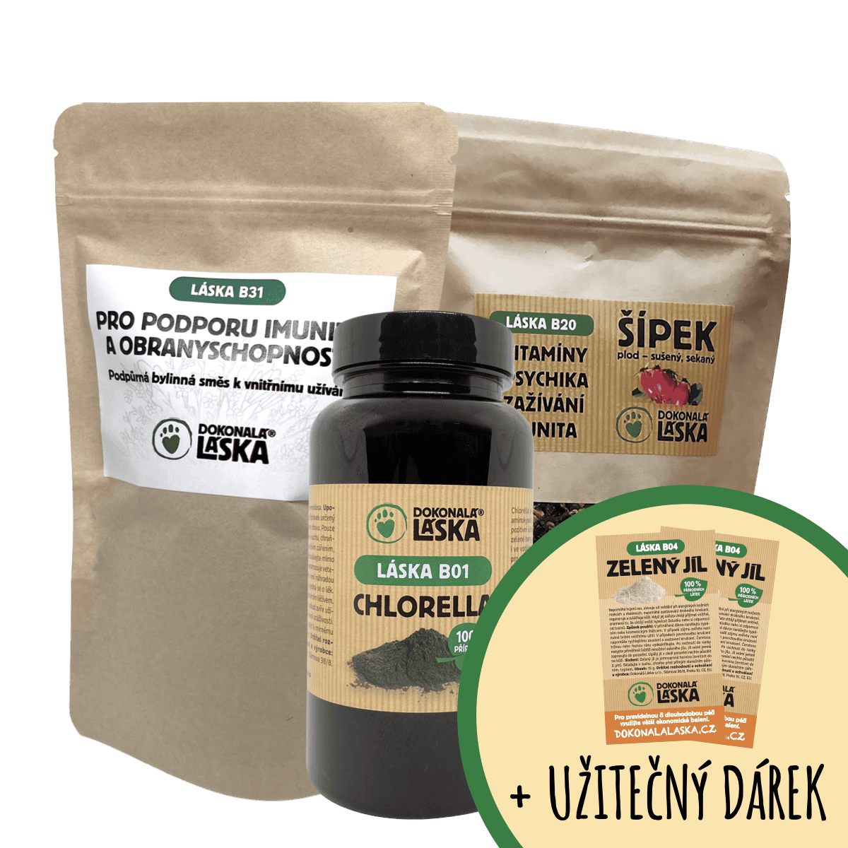 Dokonalá Láska DETOXIKACE, REGENERACE, IMUNITA / Zvýhodněný set M Dokonalá Láska DETOXIKACE, REGENERACE, IMUNITA / Zvýhodněný set M