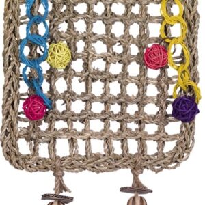 Nobby aktivní hračka pro papoušky mřížka z mořské řasy 38 x 23 cm