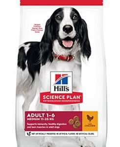Hill’s Can.Dry SP Adult Medium Chicken 14kg