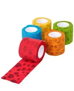 KRUUSE Obinadlo elast. Fun-Flex Care Inside 5cmx4,5m Mix 10ks