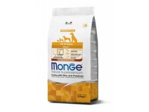 MONGE DOG Krůta, rýže, brambory 2,5 kg 30/13