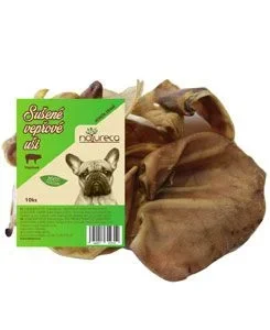 NATURECA pochoutka Vepřové uši sušené 10ks