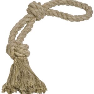 Nobby hračka pro psy lano hnědé 2x uzel 350g 55cm