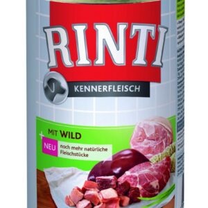 Rinti Dog Kennerfleisch konzerva zvěřina 12x400g