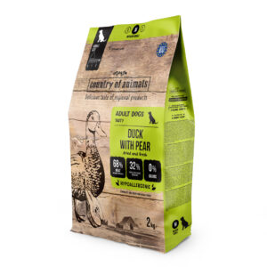 Country of Animals - Psí granule kachní s hruškami 2 kg