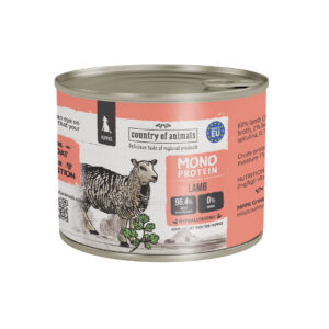 Country of Animals - Monoprotein jehněčí 200 g (pro štěňata)