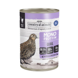 Country of Animals - Monoprotein křepelčí 400 g (pro kočky)