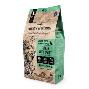 Country of Animals - Psí granule krocaní/králičí 9 kg