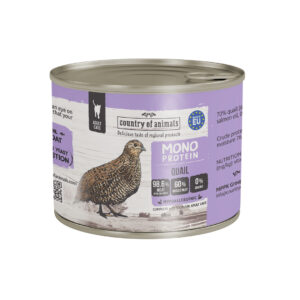 Country of Animals - Monoprotein křepelčí 200 g (pro kočky)