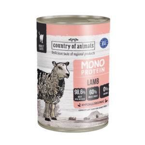 Country of Animals - Monoprotein jehněčí 400 g (pro kočky)