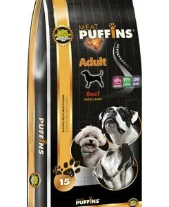 Puffins Adult Beef 15kg