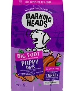BARKING HEADS Big Foot Puppy Days Turkey 6kg