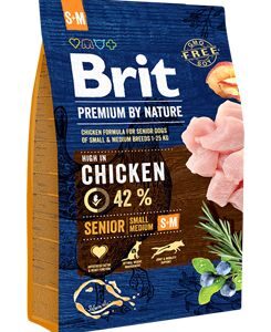 Brit Premium Dog by Nature Senior S+M 3kg