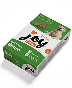 Calibra Joy Dog Chewy Beef & Yucca Bones 850g
