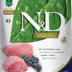 N&D PRIME Dog GF Lamb & Blueberry Adult Mini 2,5 kg