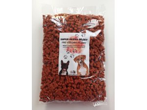 FRIGERA NV. Kostičky lososové 2,5kg sáček - poloměkký pamlsek