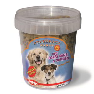 Nobby StarSnack Duo Bones kyblík pamlsky zvěřina+kuře 500g
