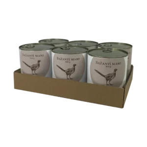 Bohemia Pet Food SIX PACK BOHEMIA Bažantí maso ve vlastní šťávě 800g