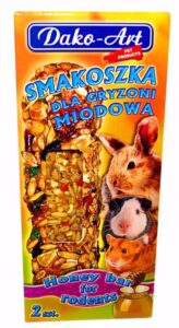 Tyčinka s medem hlodavec Dako (2 ks)