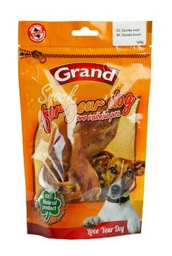 GRAND Suš. Mňamka vepř.záušky 100g GRAND Suš. Mňamka vepř.záušky 100g