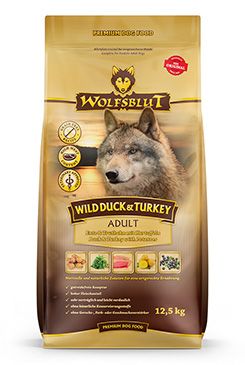 Wolfsblut Adult Wild Duck&Turkey 12,5kg - kachna a krůta Wolfsblut Adult Wild Duck&Turkey 12,5kg - kachna a krůta