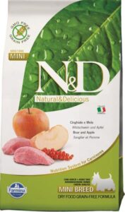 N&D PRIME Dog GF Wild Boar & Apple Adult Mini 2,5 kg