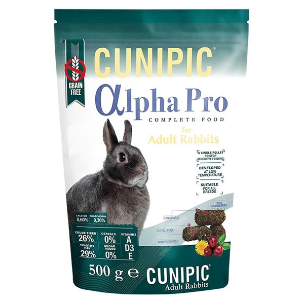 Cunipic Alpha Pro Rabbit Adult - králík dospělý 500 g Cunipic Alpha Pro Rabbit Adult - králík dospělý 500 g