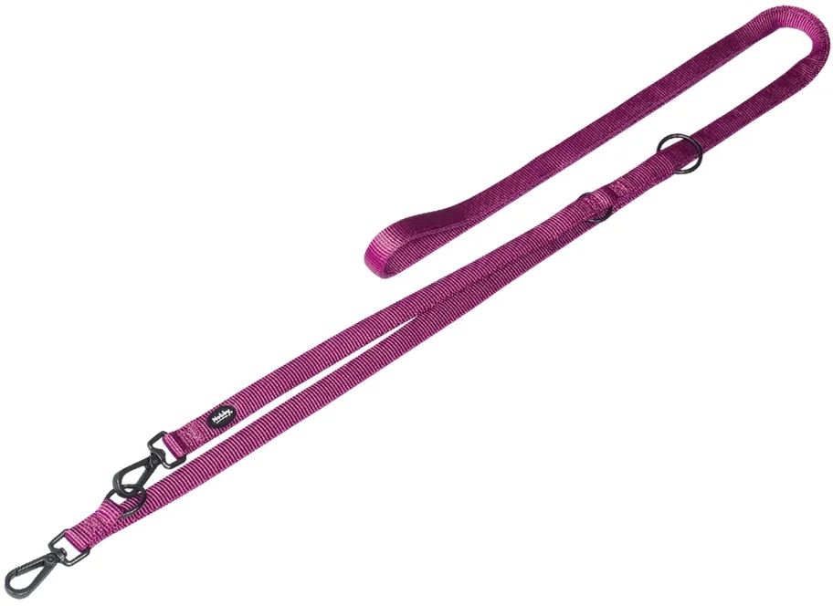 Nobby CLASSIC COMFORT vodítko nylon malina M-L 3m 25mm Nobby CLASSIC COMFORT vodítko nylon malina M-L 3m 25mm