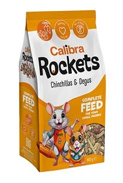 Calibra Rockets Mix Chinchillas & Degus 900g Calibra Rockets Mix Chinchillas & Degus 900g