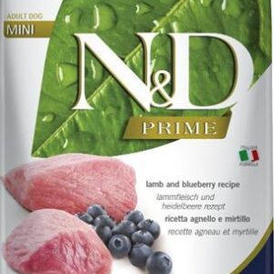 N&D PRIME Dog GF Lamb & Blueberry Adult Mini 7 kg