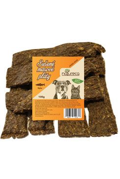 NATURECA pochoutka Masové pláty - Ryba, 100%maso 100g NATURECA pochoutka Masové pláty - Ryba, 100%maso 100g