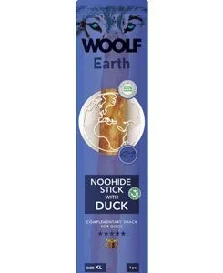Woolf pochoutka Earth NOOHIDE XL Stick with Duck 85g