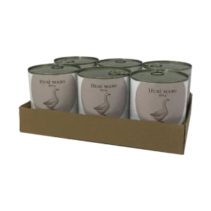 Bohemia Pet Food SIX PACK BOHEMIA Husí maso ve vlastní šťávě 800g