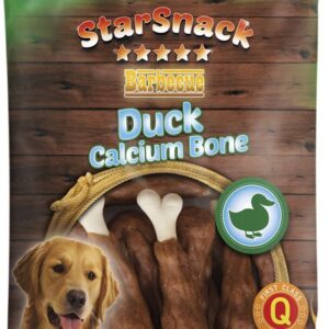 Nobby StarSnack BBQ Duck Calcium Bone pamlsky 113g