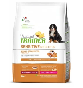 TRAINER Natural SENSITIVE No gluten Puppy&Jun M/M losos 3kg