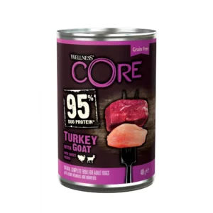 Konz.Wellness Core CORE 95 Dog krocan a koza 400g